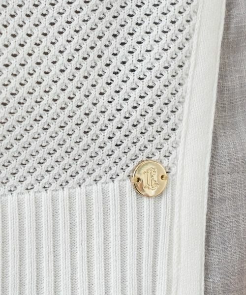 Leilian / レリアン テーラードジャケット | フード切替ベスト | 詳細12