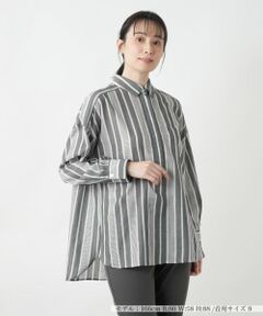 Leilian / レリアン シャツ・ブラウス | ストライプブラウス