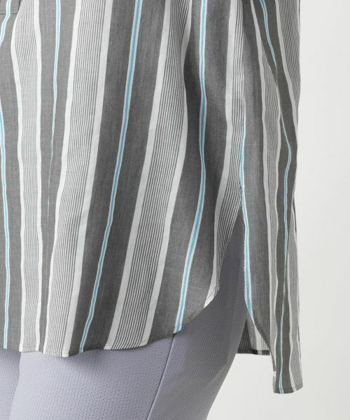 Leilian / レリアン シャツ・ブラウス | ストライプブラウス | 詳細11
