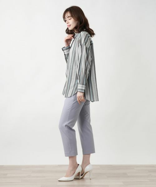 Leilian / レリアン シャツ・ブラウス | ストライプブラウス | 詳細2