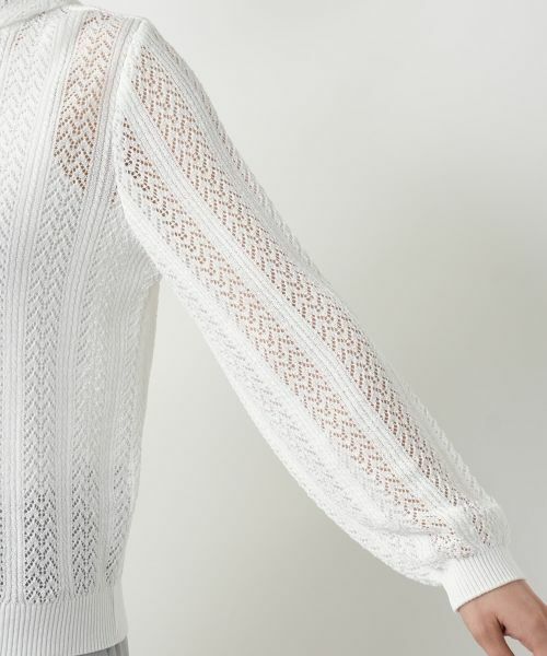 Leilian / レリアン カーディガン・ボレロ | フード付きジップカーディガン | 詳細12