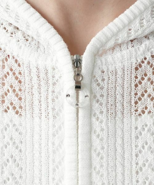 Leilian / レリアン カーディガン・ボレロ | フード付きジップカーディガン | 詳細15