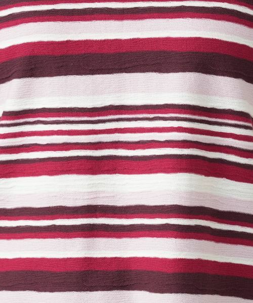 Leilian / レリアン カットソー | マルチボーダーカットソー | 詳細11