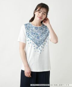 Leilian / レリアン カットソー | プリントカットソー