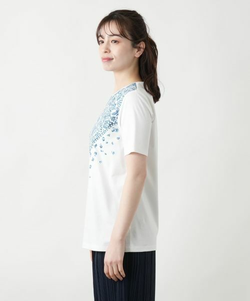 Leilian / レリアン カットソー | プリントカットソー | 詳細5