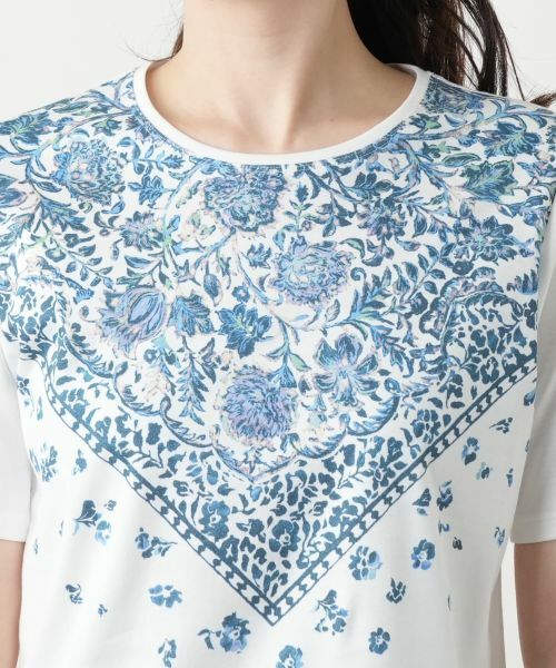 Leilian / レリアン カットソー | プリントカットソー | 詳細7