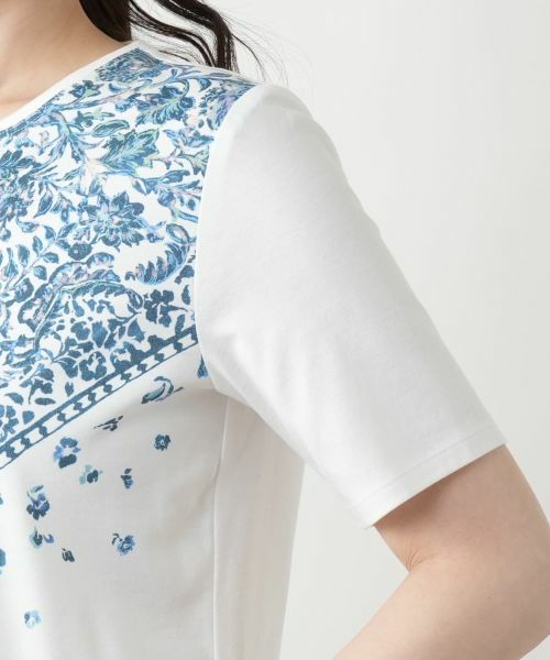 Leilian / レリアン カットソー | プリントカットソー | 詳細9
