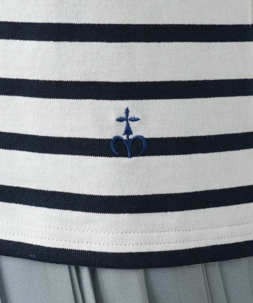 Leilian / レリアン カットソー | ボーダーカットソー【Le Minor】 | 詳細11