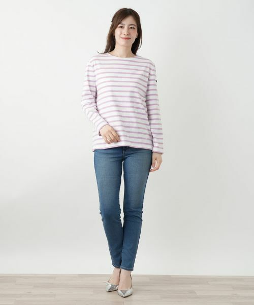 Leilian / レリアン カットソー | ボーダーカットソー【Le Minor】 | 詳細13