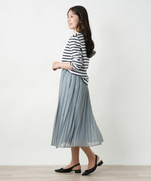 Leilian / レリアン カットソー | ボーダーカットソー【Le Minor】 | 詳細2