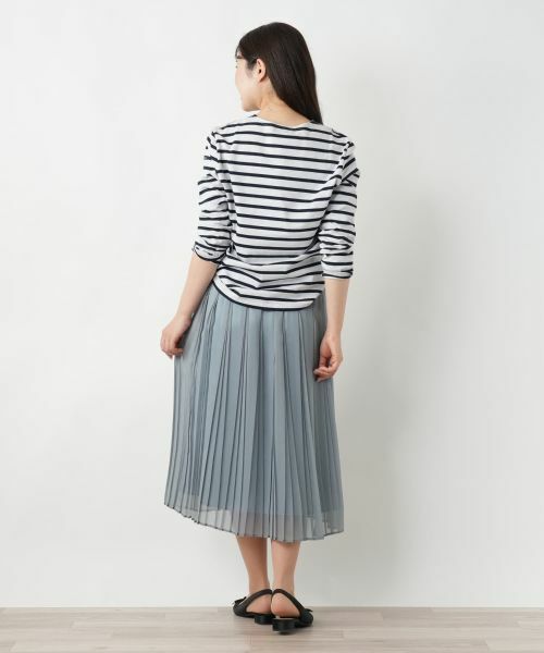 Leilian / レリアン カットソー | ボーダーカットソー【Le Minor】 | 詳細3