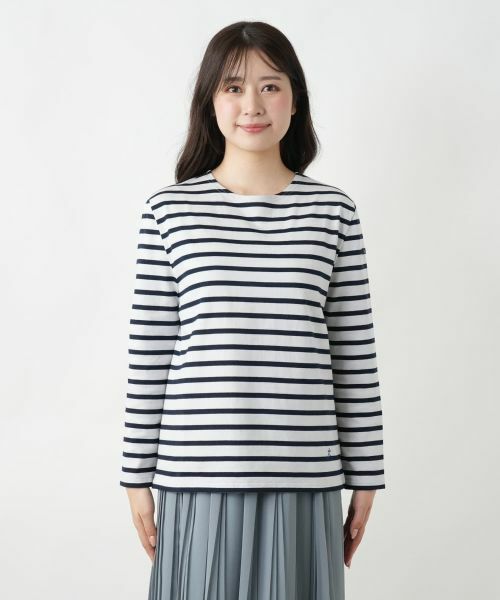 Leilian / レリアン カットソー | ボーダーカットソー【Le Minor】 | 詳細4