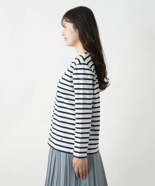 Leilian / レリアン カットソー | ボーダーカットソー【Le Minor】 | 詳細5