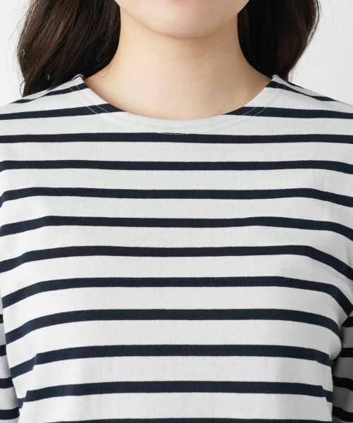 Leilian / レリアン カットソー | ボーダーカットソー【Le Minor】 | 詳細7