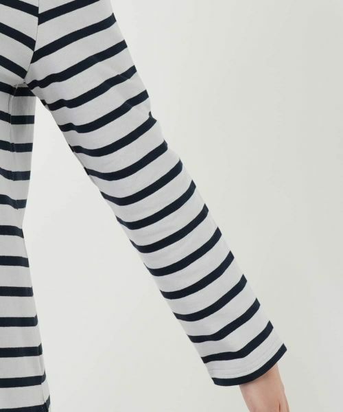 Leilian / レリアン カットソー | ボーダーカットソー【Le Minor】 | 詳細9