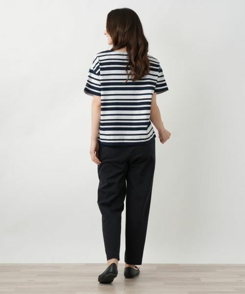 Le Minor ボーダーカットソー セール】 LE MINOR PICASO NAVAL ボーダーカットソー