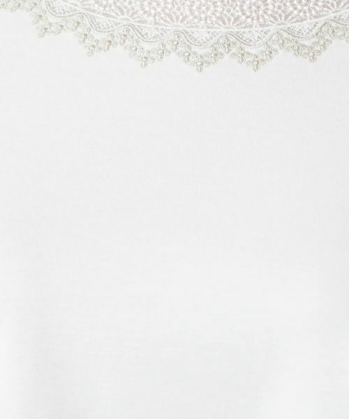 Leilian / レリアン カットソー | 刺繍クルーネックカットソー【Leilian WHITE LABEL】 | 詳細11