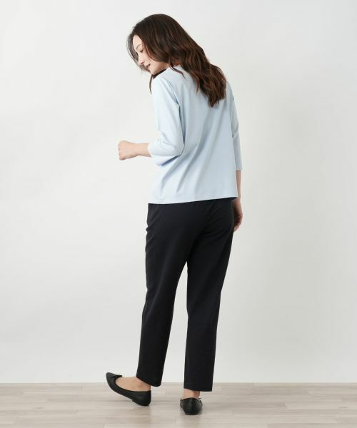 Leilian / レリアン カットソー | 刺繍クルーネックカットソー【Leilian WHITE LABEL】 | 詳細17