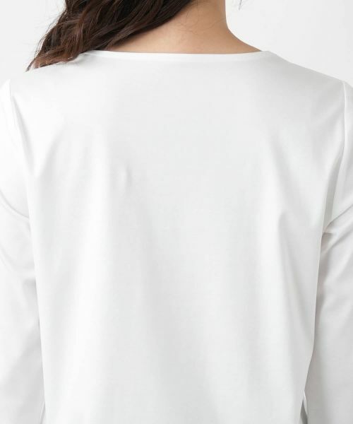 Leilian / レリアン カットソー | 刺繍クルーネックカットソー【Leilian WHITE LABEL】 | 詳細8