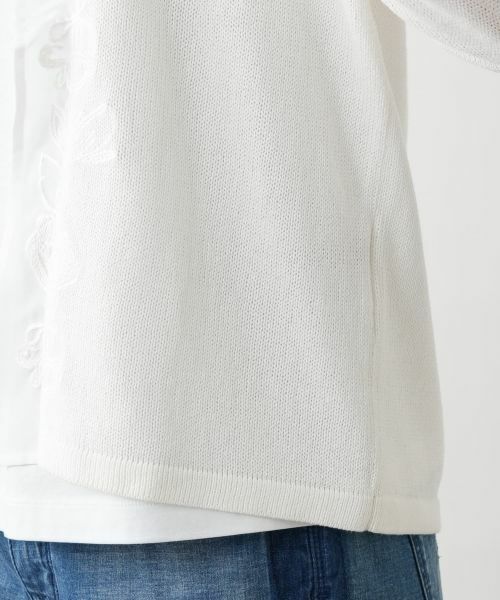 Leilian / レリアン カーディガン・ボレロ | レイヤード風カーディガン【Leilian WHITE LABEL】 | 詳細10