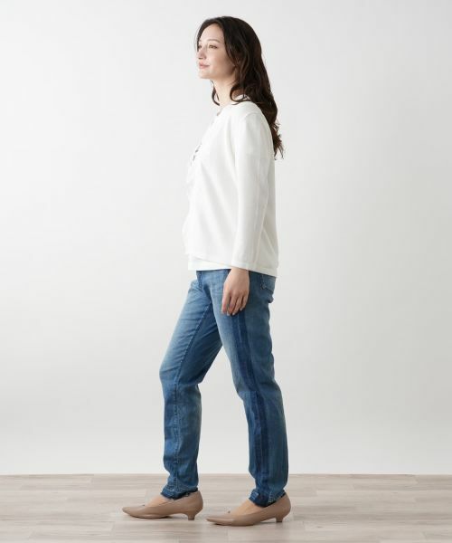 Leilian / レリアン カーディガン・ボレロ | レイヤード風カーディガン【Leilian WHITE LABEL】 | 詳細2