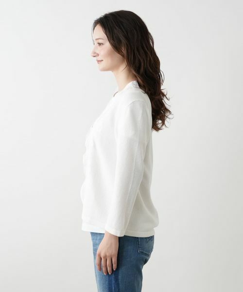 Leilian / レリアン カーディガン・ボレロ | レイヤード風カーディガン【Leilian WHITE LABEL】 | 詳細5