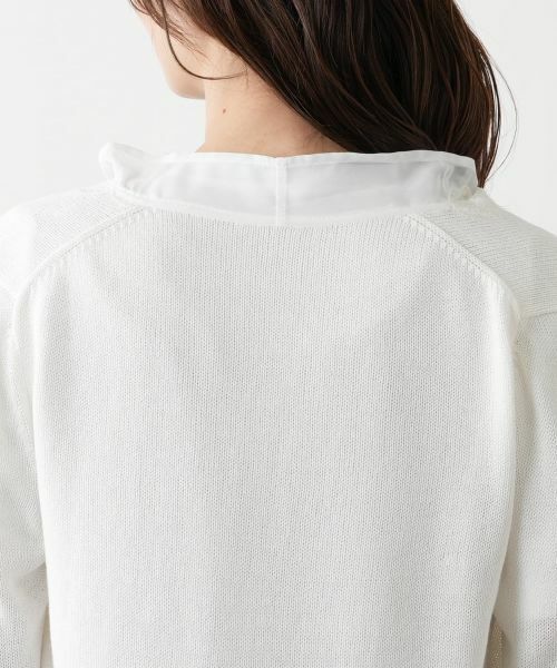 Leilian / レリアン カーディガン・ボレロ | レイヤード風カーディガン【Leilian WHITE LABEL】 | 詳細8