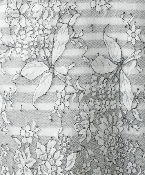 Leilian / レリアン ニット・セーター | フラワー柄切替ニット【Leilian WHITE LABEL】 | 詳細11