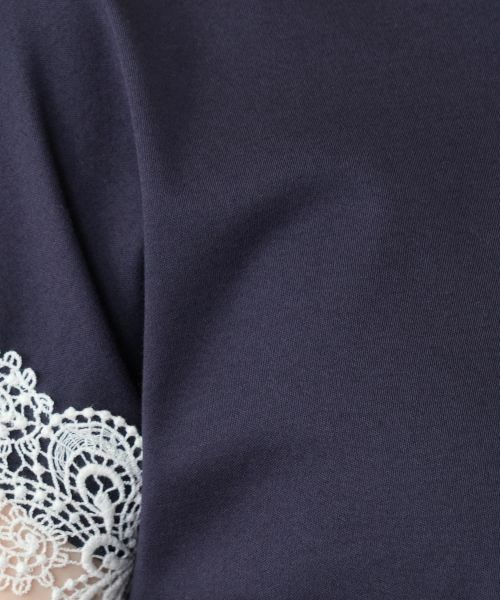 Leilian / レリアン カットソー | レース切替カットソー | 詳細14