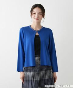 Leilian / レリアン カーディガン・ボレロ | ビジューカーディガン