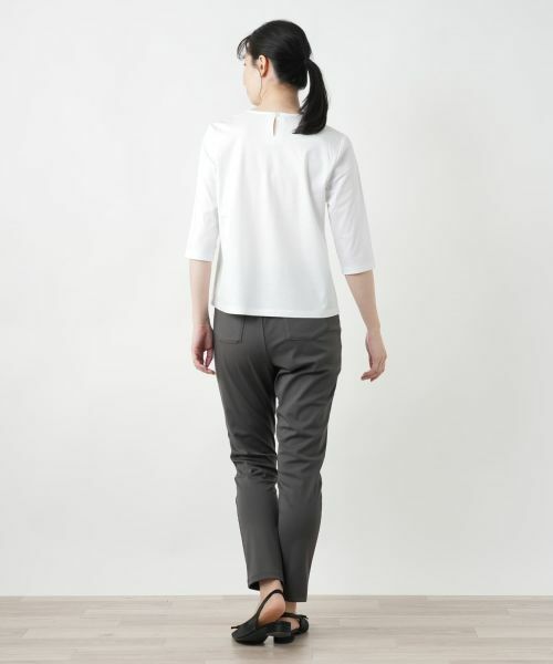 Leilian / レリアン カットソー | スパンコール七分袖カットソー | 詳細3