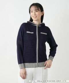 Leilian / レリアン カーディガン・ボレロ | ジップニットパーカ