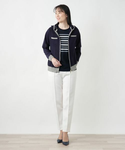 Leilian / レリアン カーディガン・ボレロ | ジップニットパーカ | 詳細1
