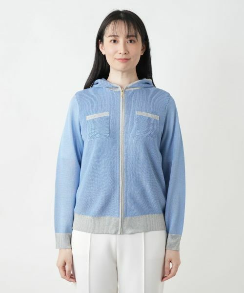 Leilian / レリアン カーディガン・ボレロ | ジップニットパーカ | 詳細10