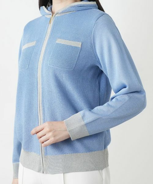 Leilian / レリアン カーディガン・ボレロ | ジップニットパーカ | 詳細15