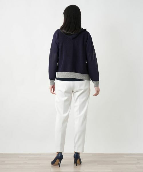 Leilian / レリアン カーディガン・ボレロ | ジップニットパーカ | 詳細3