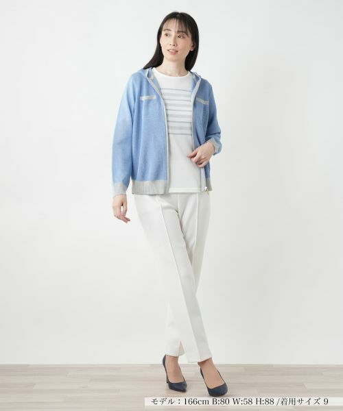 Leilian / レリアン カーディガン・ボレロ | ジップニットパーカ | 詳細7