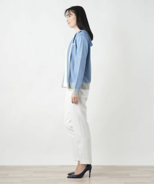 Leilian / レリアン カーディガン・ボレロ | ジップニットパーカ | 詳細8