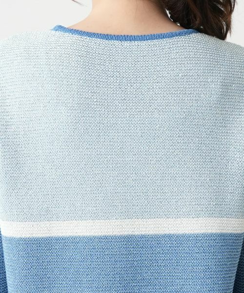 Leilian / レリアン ニット・セーター | 配色クルーネックニット | 詳細14
