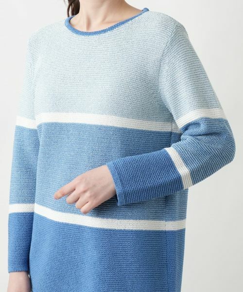Leilian / レリアン ニット・セーター | 配色クルーネックニット | 詳細15
