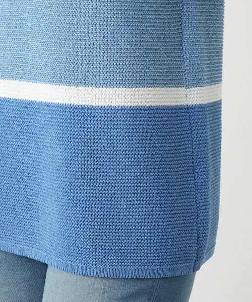 Leilian / レリアン ニット・セーター | 配色クルーネックニット | 詳細16
