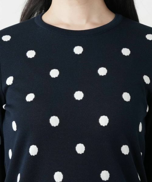 Leilian / レリアン ニット・セーター | ドットクルーネックニット | 詳細10