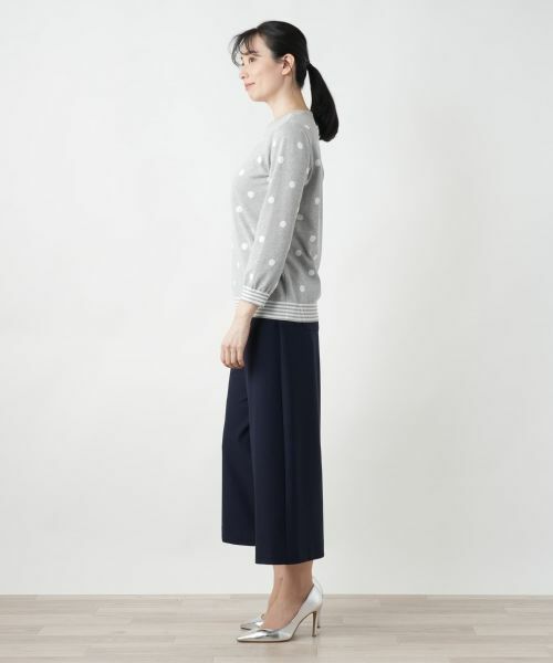 Leilian / レリアン ニット・セーター | ドットクルーネックニット | 詳細2