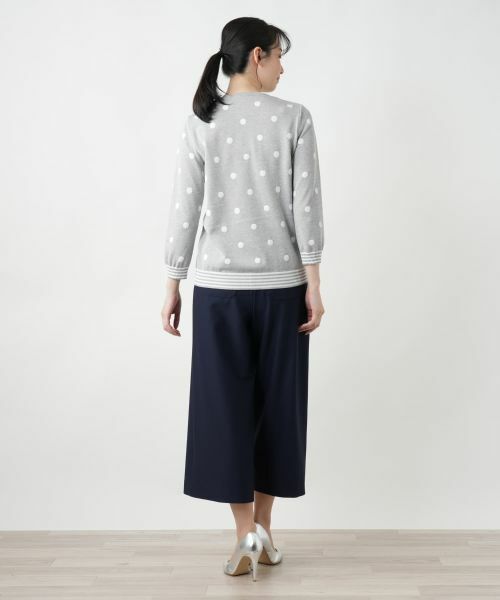 Leilian / レリアン ニット・セーター | ドットクルーネックニット | 詳細3