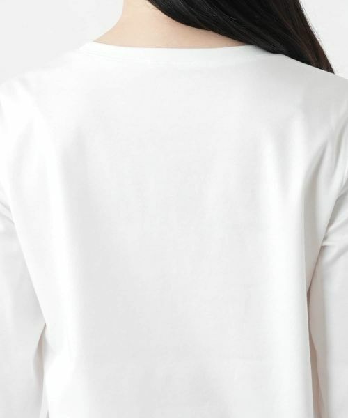 Leilian / レリアン Tシャツ | 刺繍クルーネックTシャツ | 詳細12