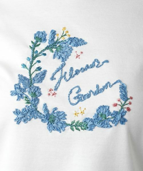 Leilian / レリアン Tシャツ | 刺繍クルーネックTシャツ | 詳細15