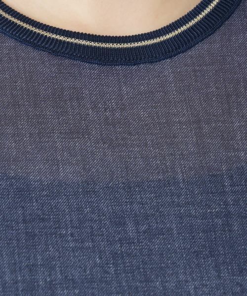 Leilian / レリアン Tシャツ | リブ切替Tシャツ | 詳細11