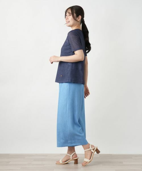 Leilian / レリアン Tシャツ | リブ切替Tシャツ | 詳細2