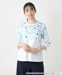 レリアンドット柄チニック17＋
