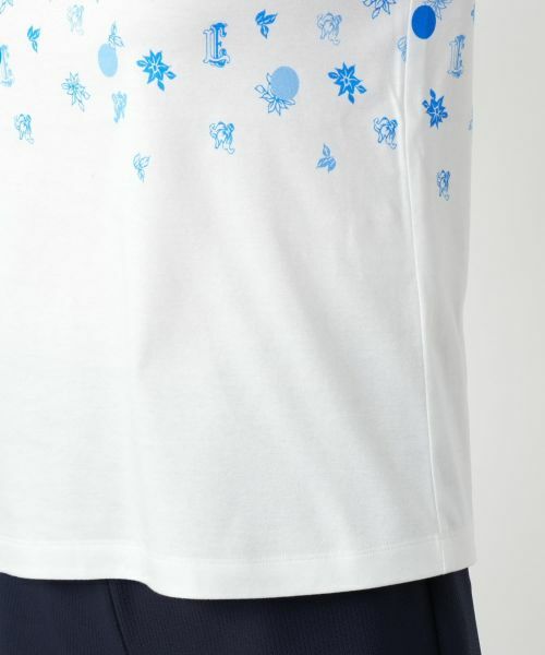 Leilian / レリアン Tシャツ | プリントクルーネックTシャツ | 詳細10